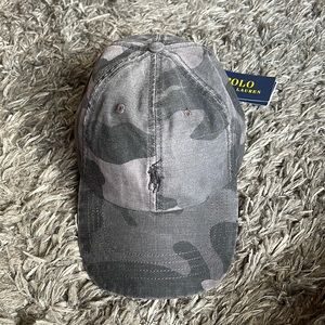 Camouflage Polo Strap Back Hat